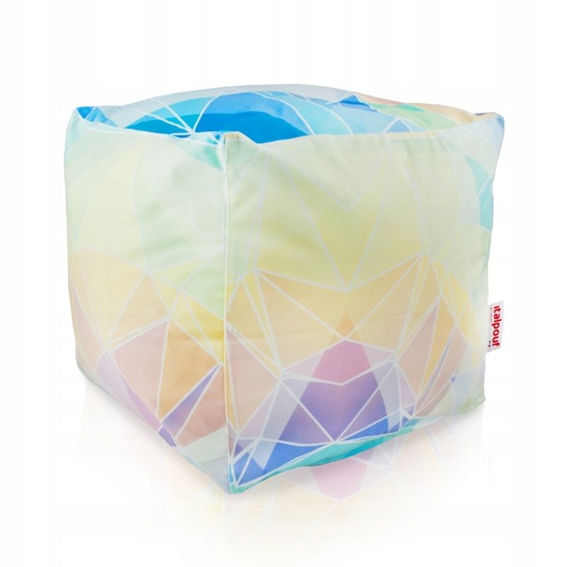 Taburet na sezení Cubo křeslo Abstract Pastel