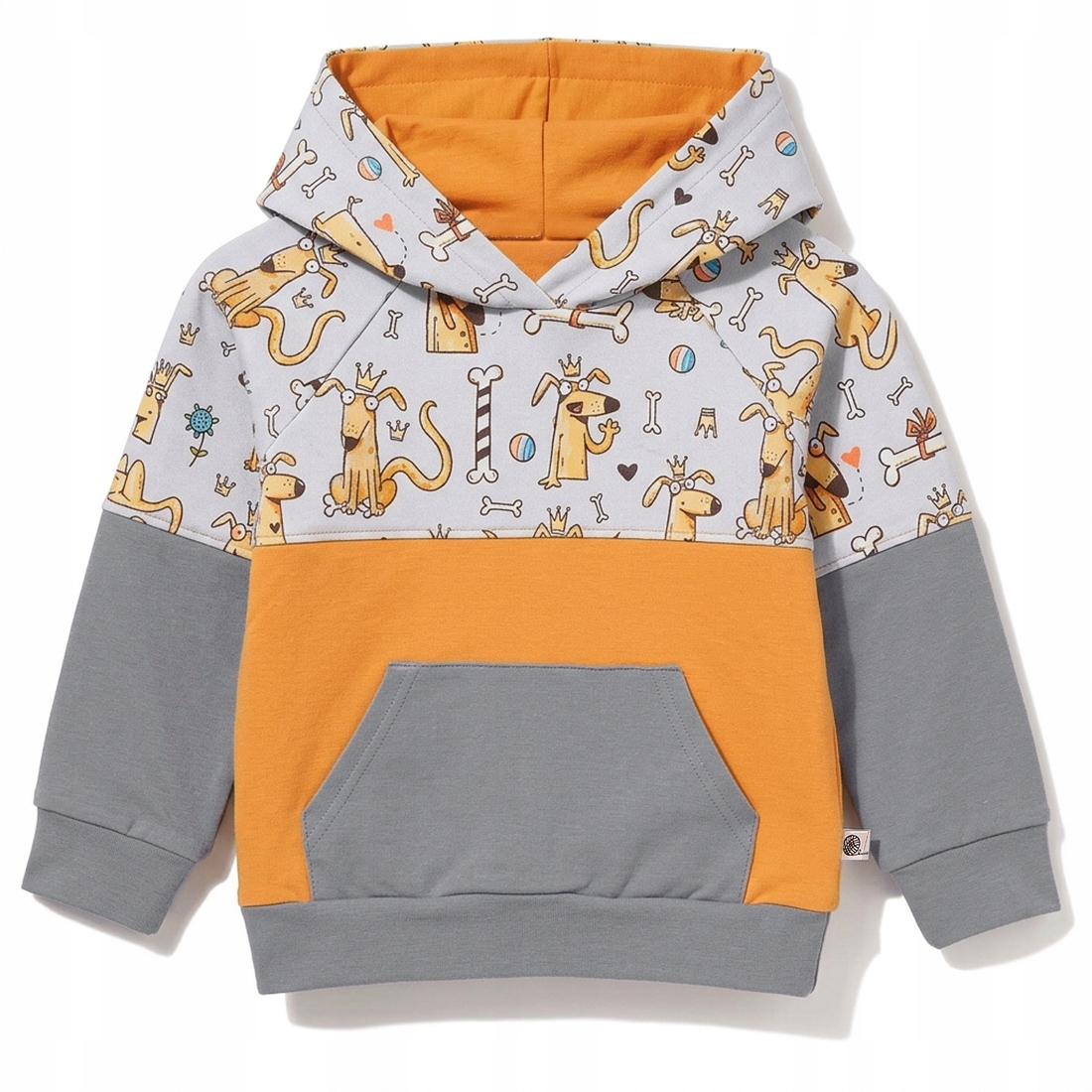 TuSzyte Bluza dresowa z kapturem, dla chłopca, bawełna, Pl R.122