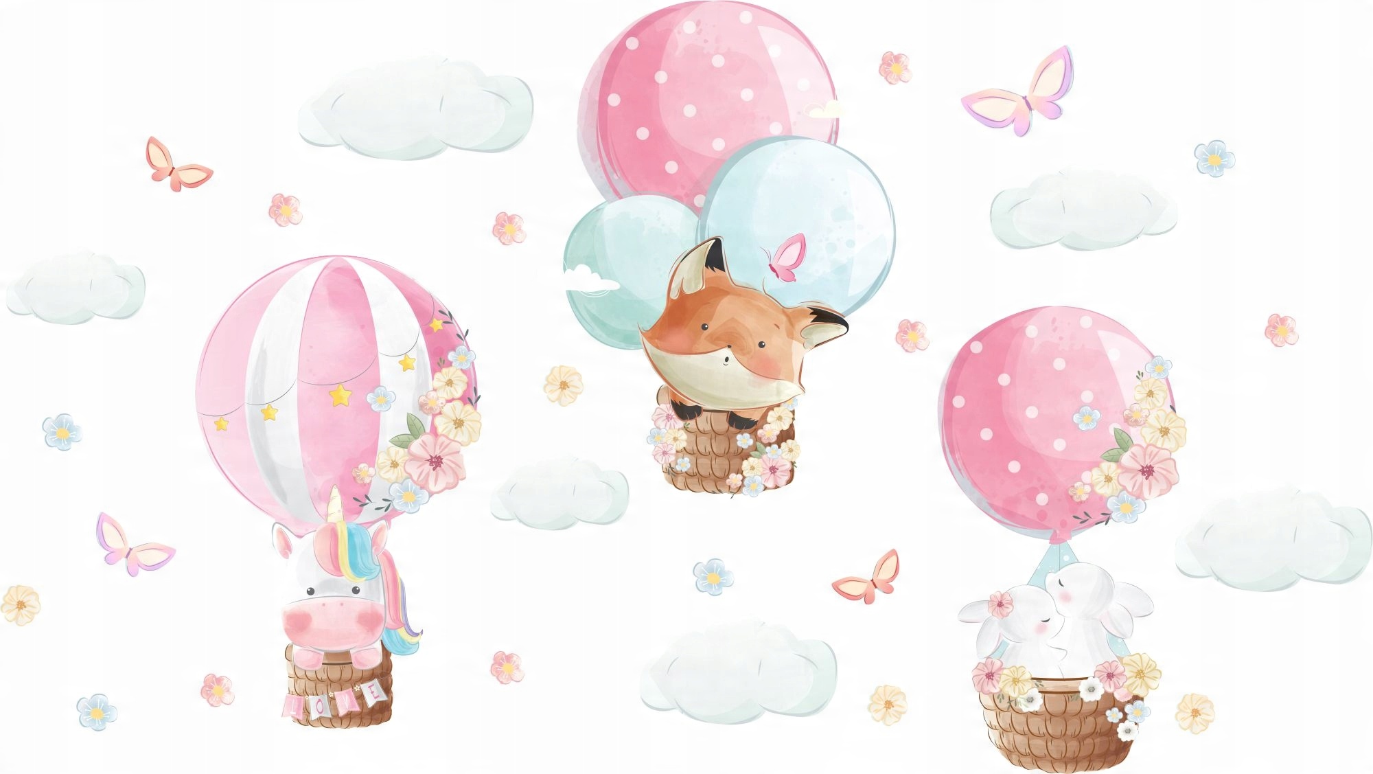 

Naklejki ścienne dla dzieci Balony D152 150cm