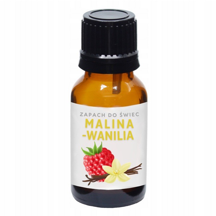 

Zapach do świec parafin olejek 10ml Malina-wanilia