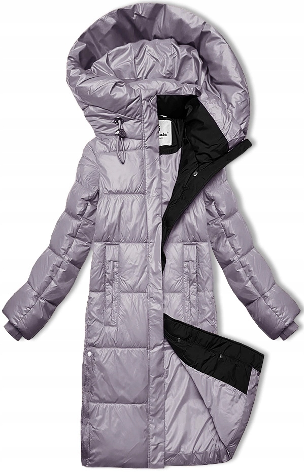 Zimní Bunda Kapuce LU-238001 Wrzos S (36)