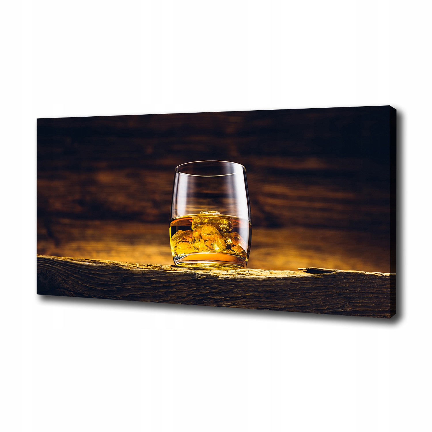 

Foto obraz na płótnie Burbon w szklance 100x50 cm