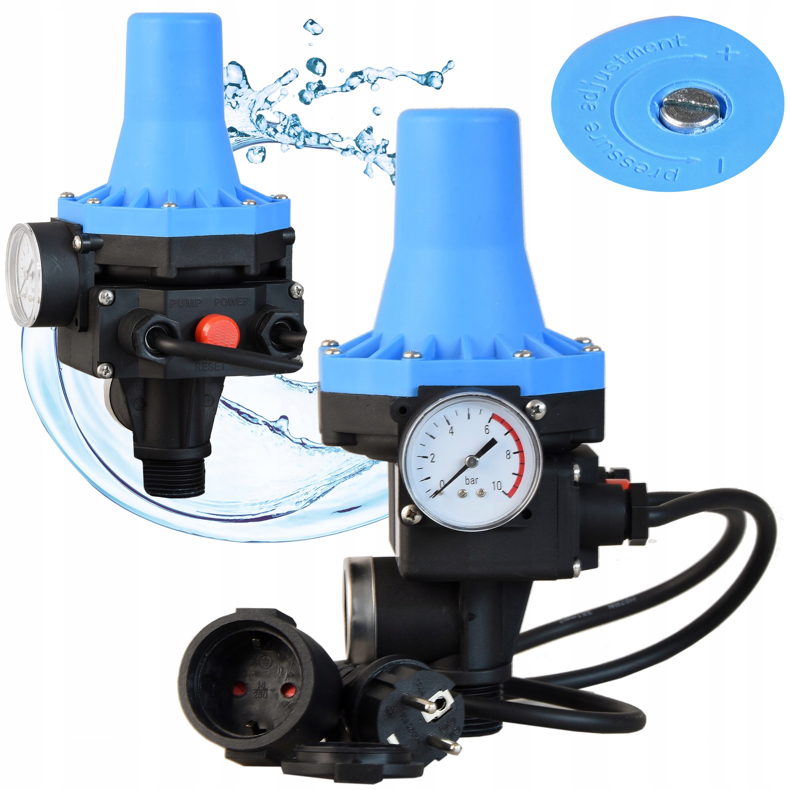 Wyłącznik Ciśnieniowy Automat do Pompy Csk 31 Suchobieg Regulacja Ciśnienia