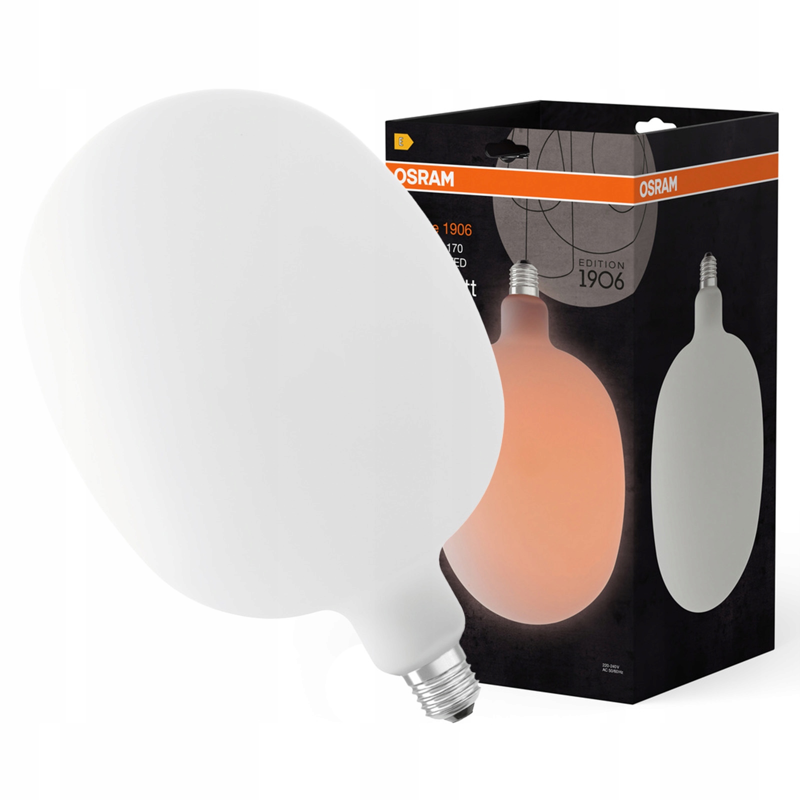 Dekorativní Led žárovka E27 7.3W 60W 2700K Stmívatelná Vintage 1906 Osram