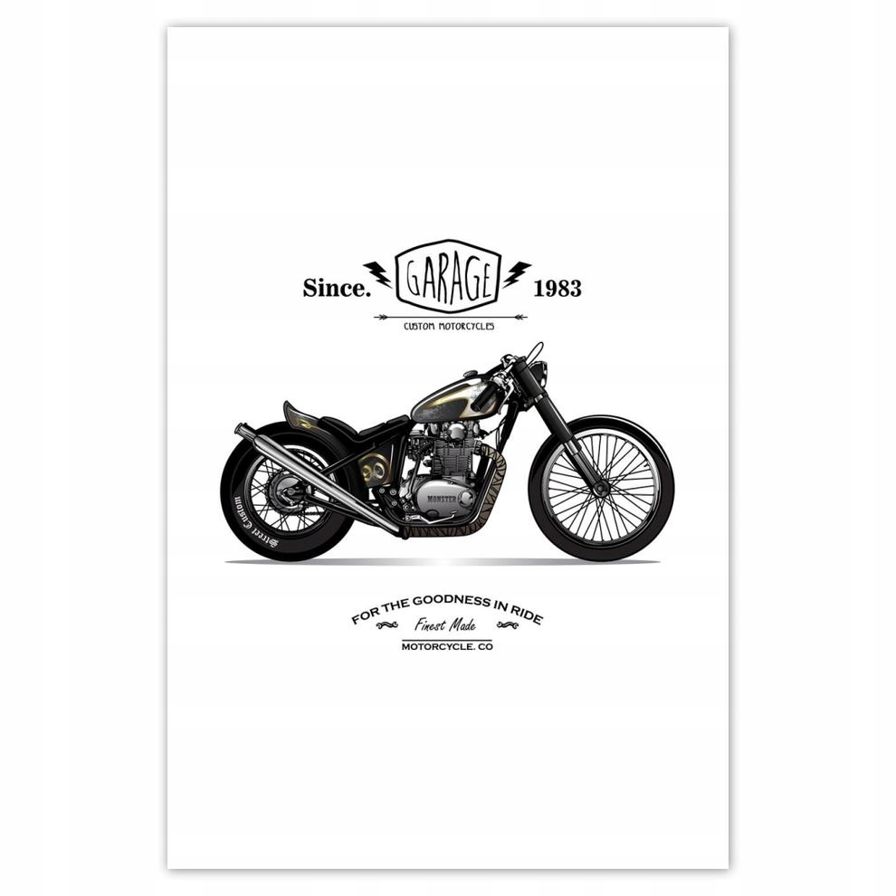 

Plakat 62x93 Motocykl Zabytek Vintage