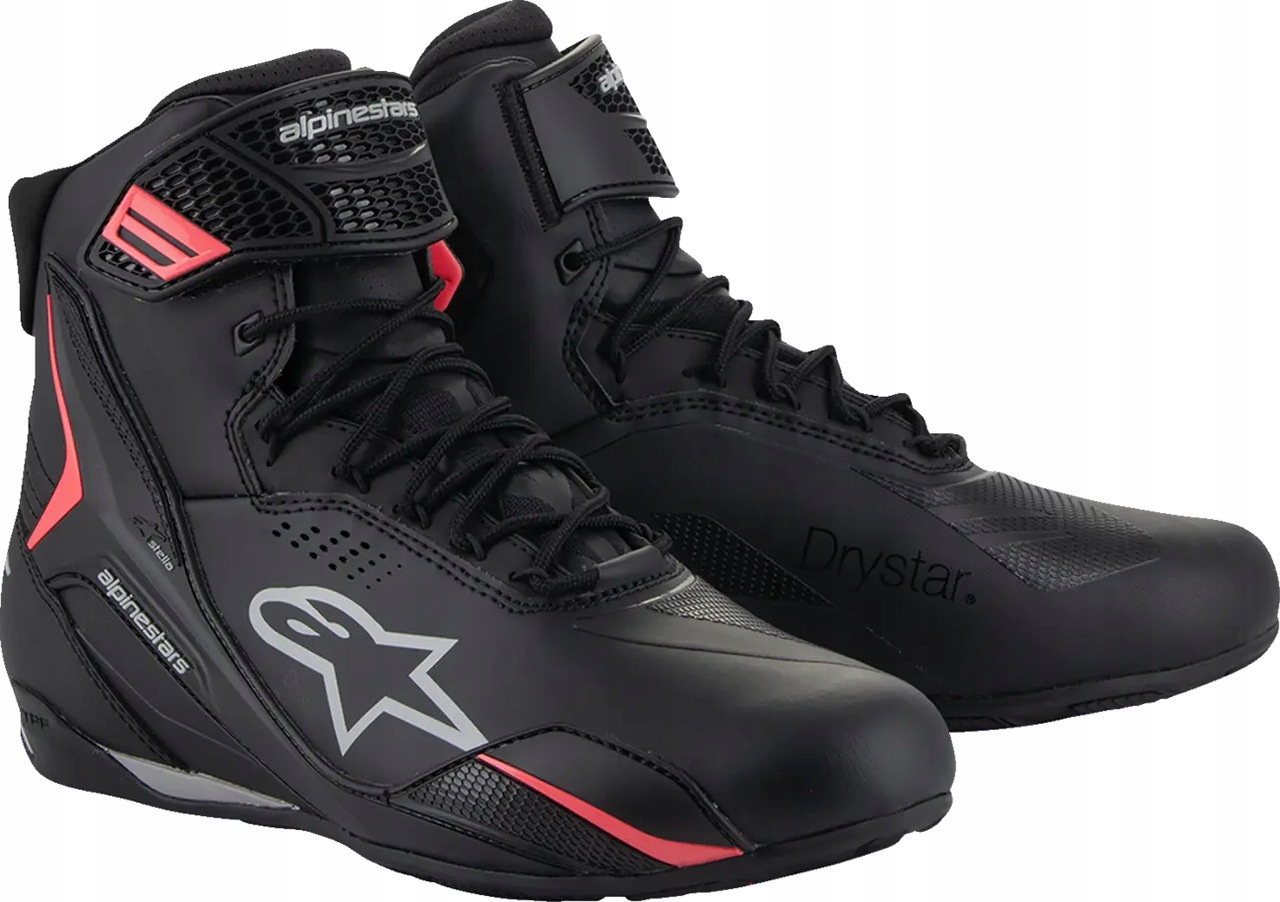 Dámske topánky Alpinestars Stella Faster 4 Drystar black/coral 9,5 42