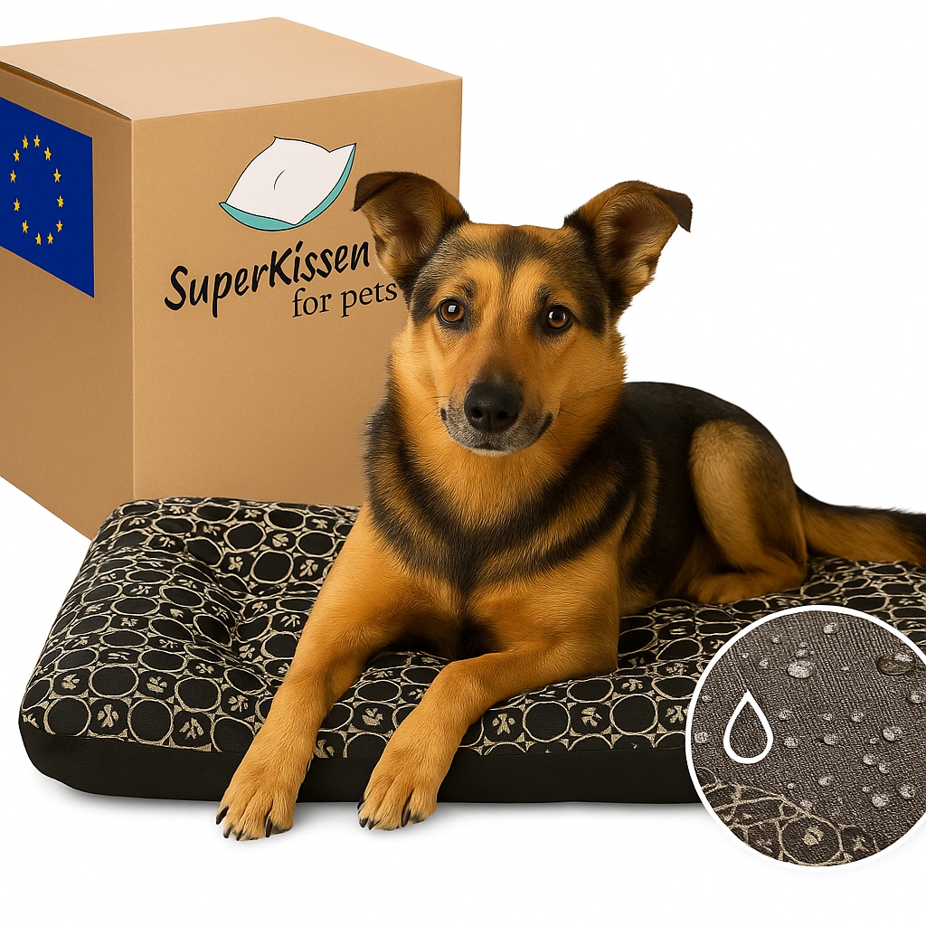 Levně polštář do psího Pelíšek měkký potah 100x70 Louis Black