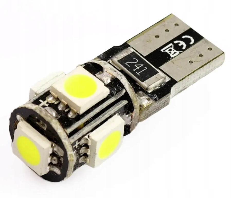 

Żarówka W5W T10 Led 5 Diod Smd Canbus