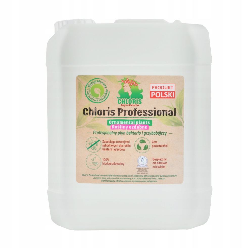 Chloris Professional Rośliny Ozdobne 20L dezynfekcja podłoża szklarni rośli