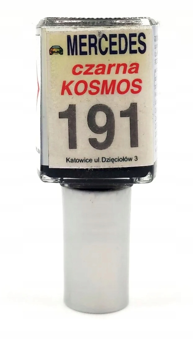 Zaprawka do rys 10ml MERCEDES 191 9191 COSMOS BLACK KOSMOSSCHWARZ