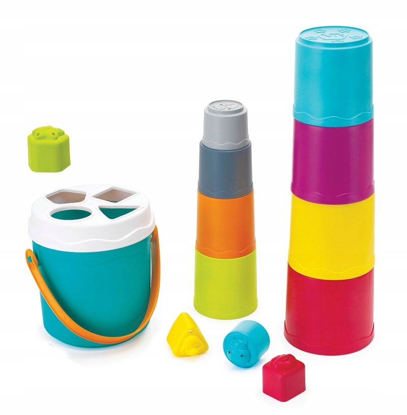 

B-Kids Wieża z kubków 70 cm z sorterem 3404