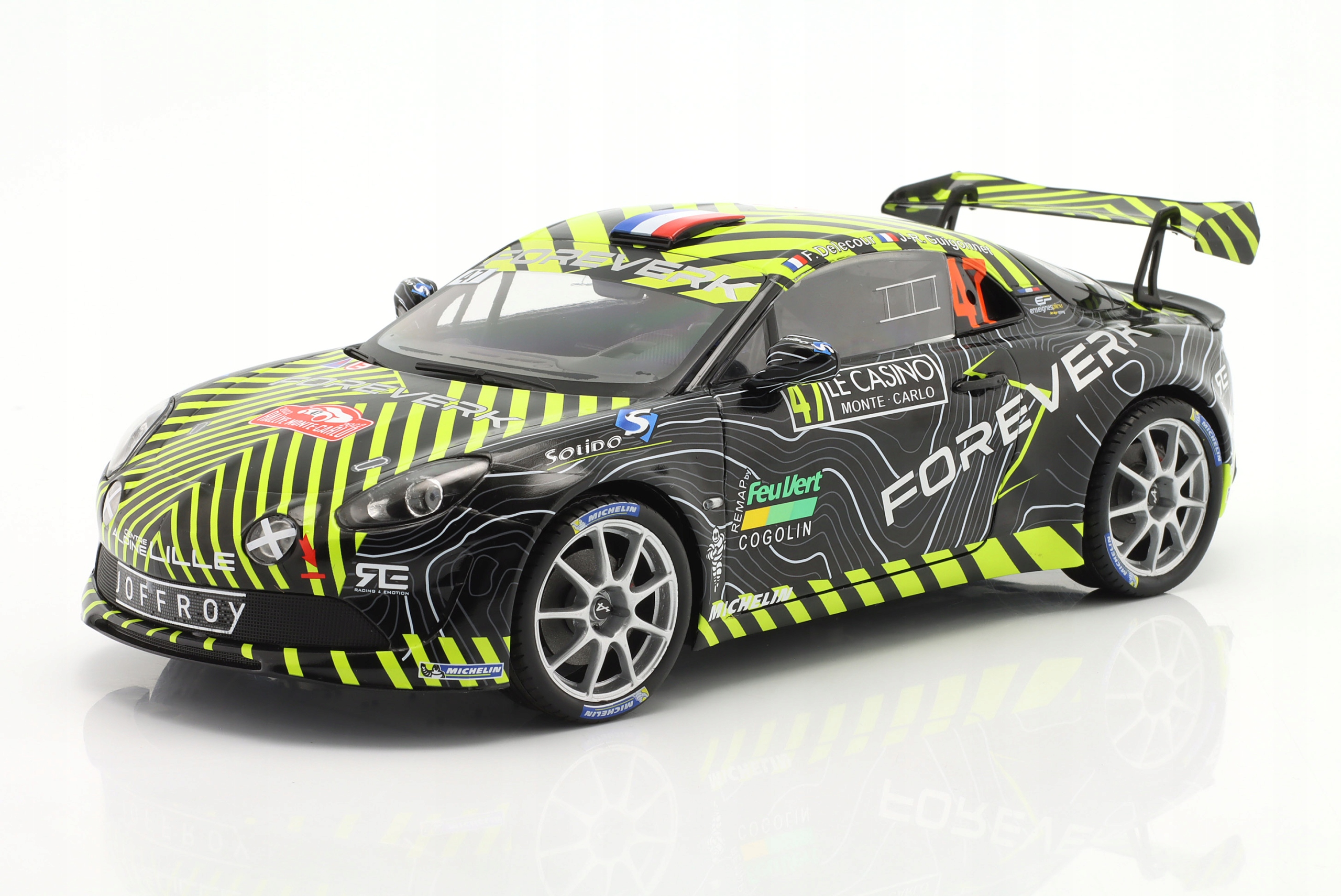 Alpine A110 #47 Rally Monte Carlo 2022 Delecour, Guigonnet Solido 1:18 1/18