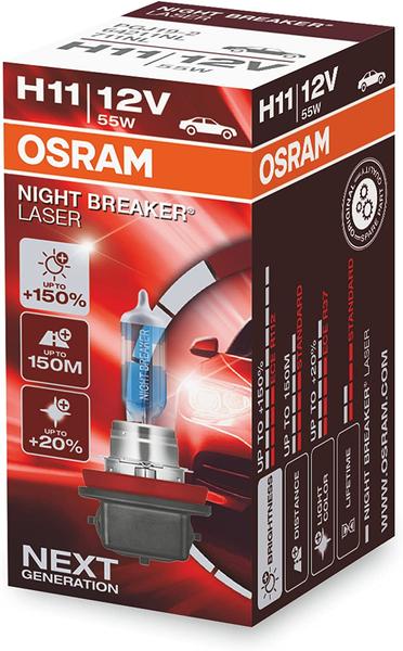 

Osram Night Breaker Laser Next Gen +150% H11 12V