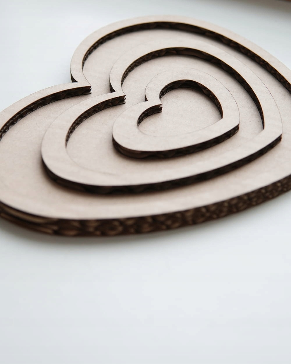 Sensoryczne Serce Walentynkowe Materiał karton