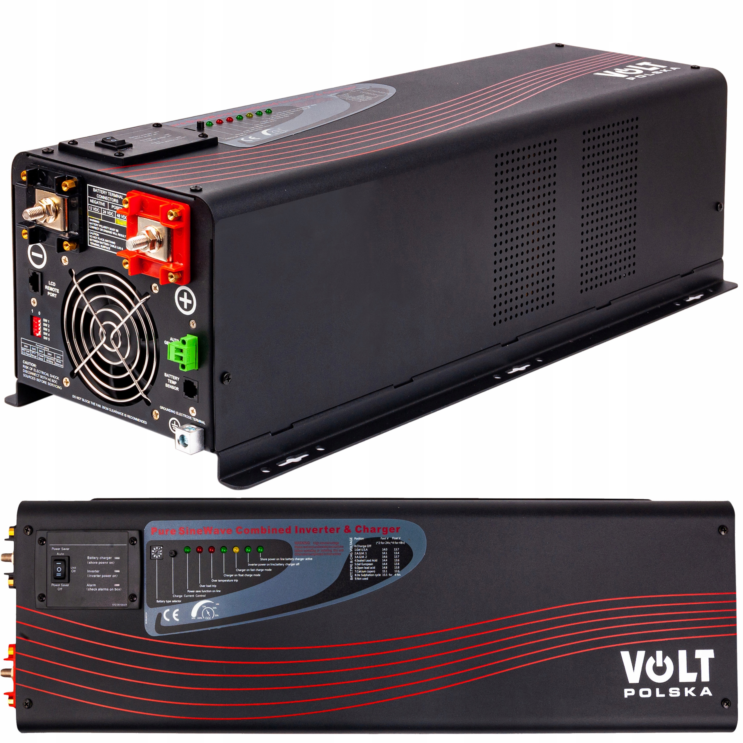 Zasilacz Przetwornica Napięcia Ups Power Sinus 3000 9000W 48V