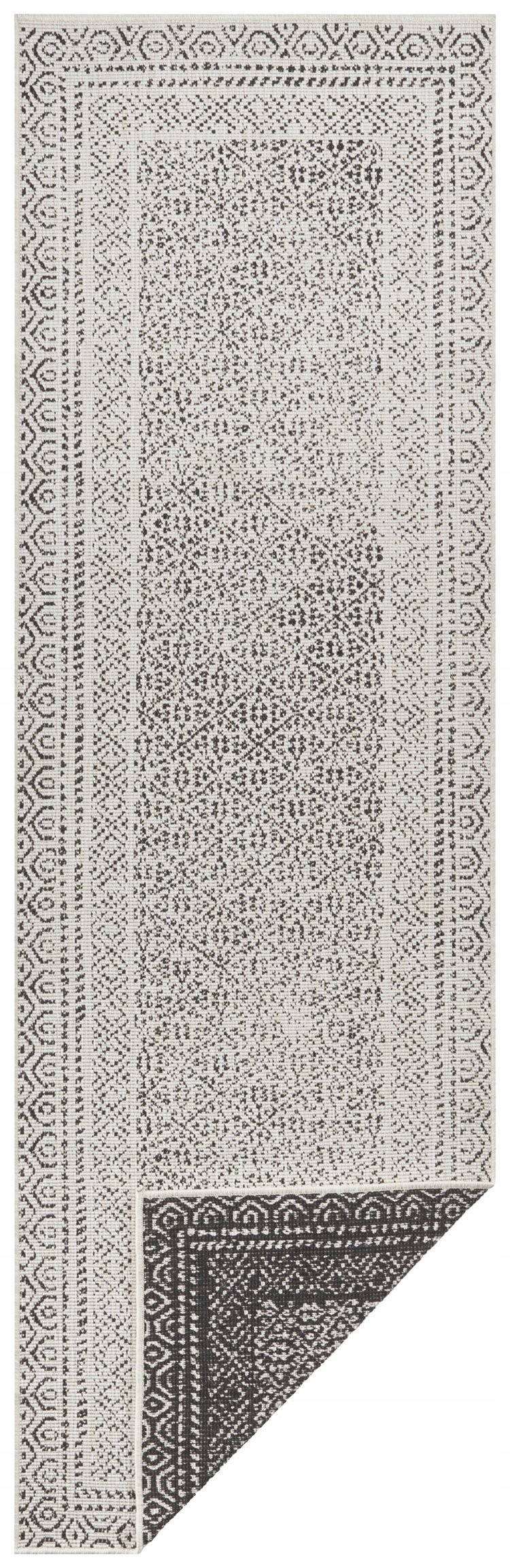 Koberec Běhoun 80x250 cm, oboustranný, plochý tkaný pro chodbu-předsíň