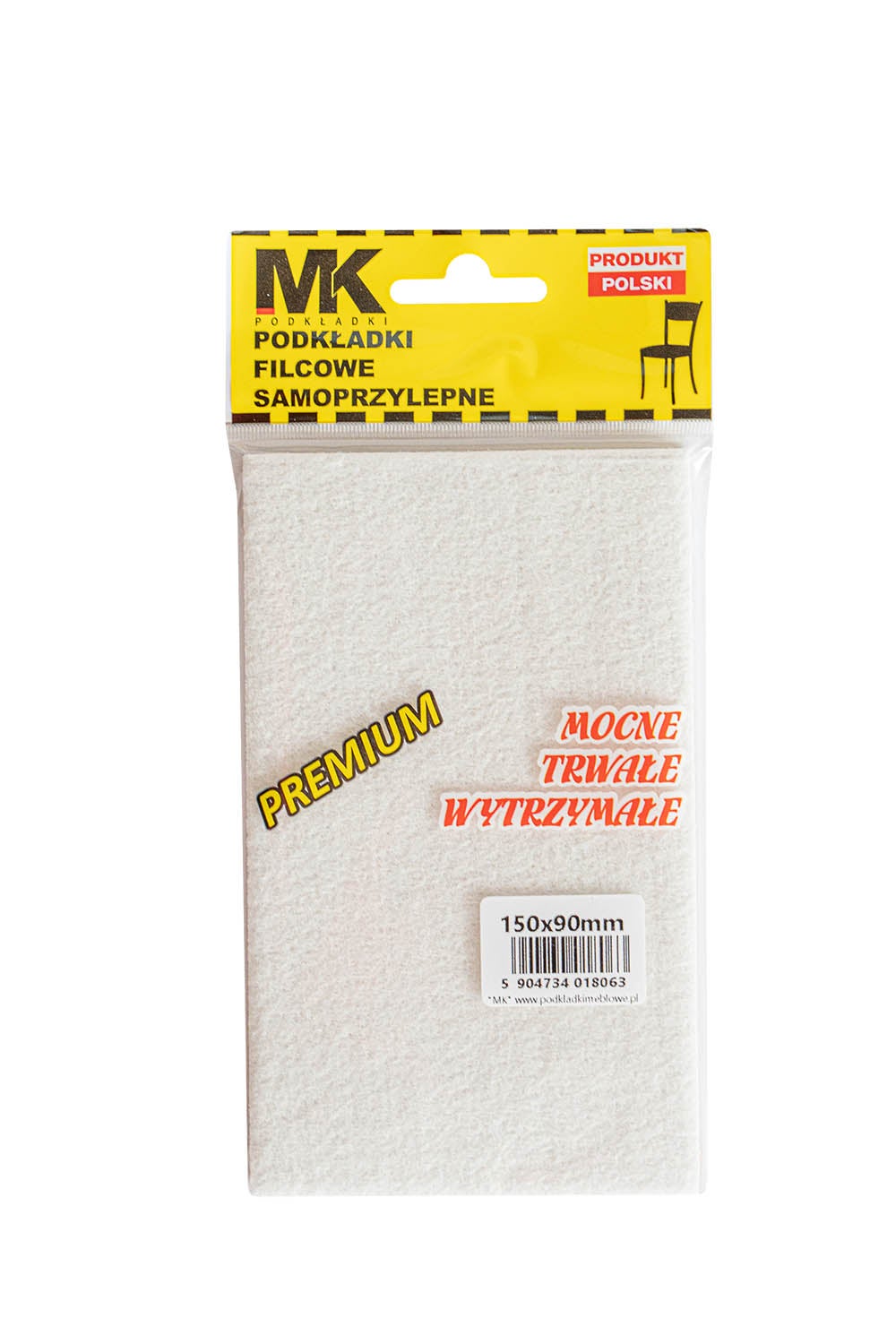 

Podkładki filcowe premium 90x150 biały
