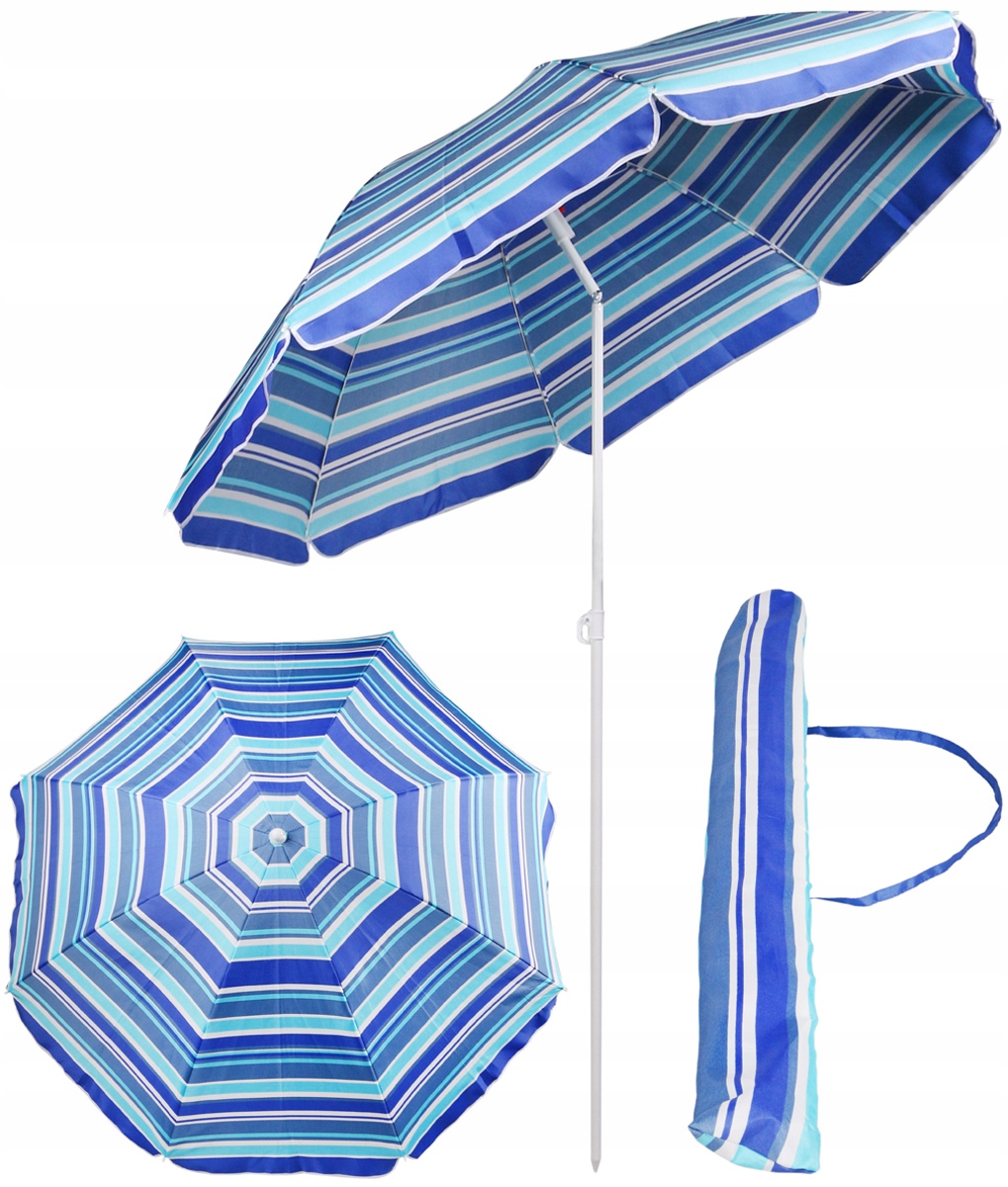 

Parasol Plażowy Ogrodowy 180 cm Stabilny
