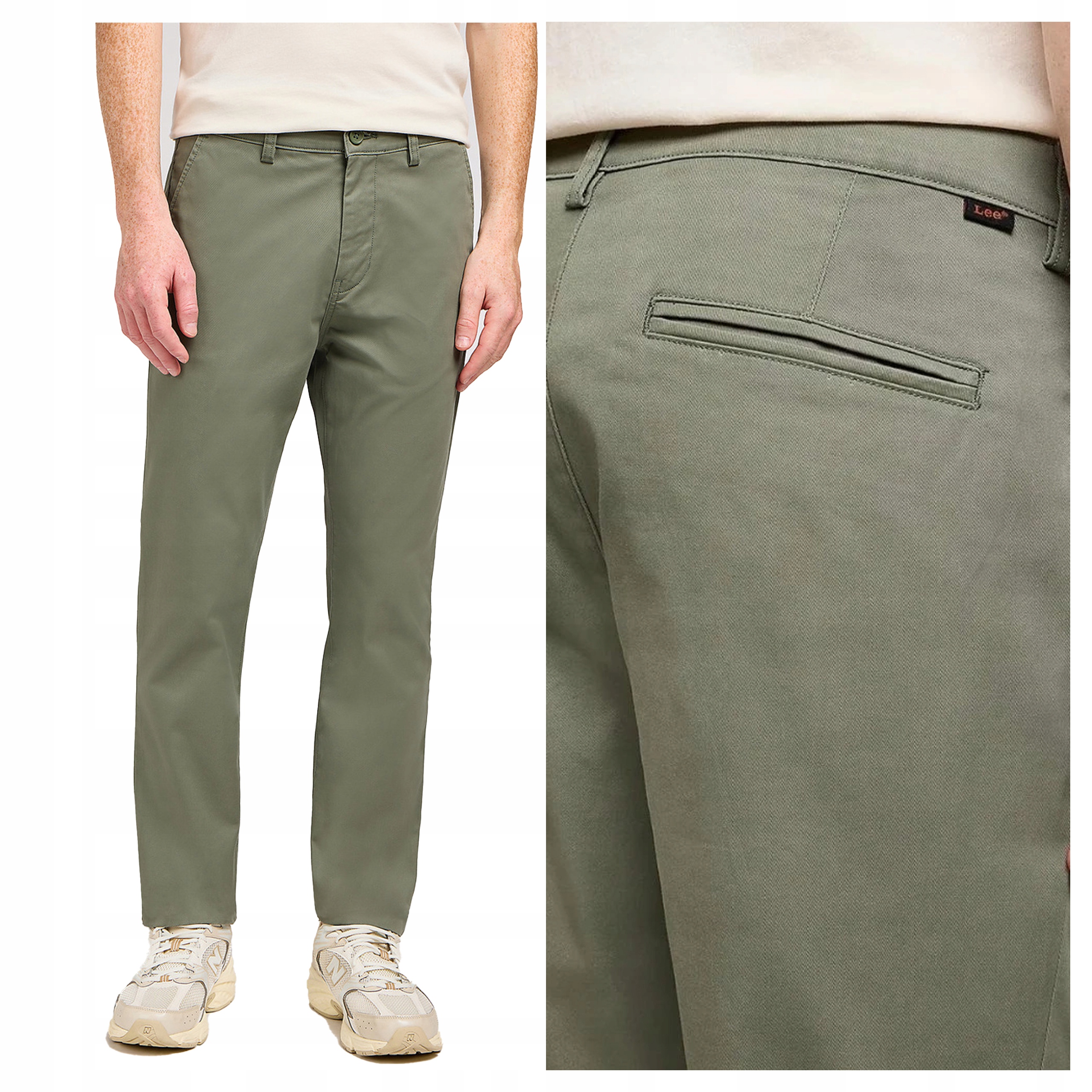 Lee Slim Chino W31 L34 Pánské látkové kalhoty