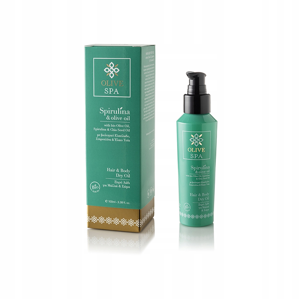 Hydratační olej na tělo a vlasy 100 ml I Spirulina Olive Spa