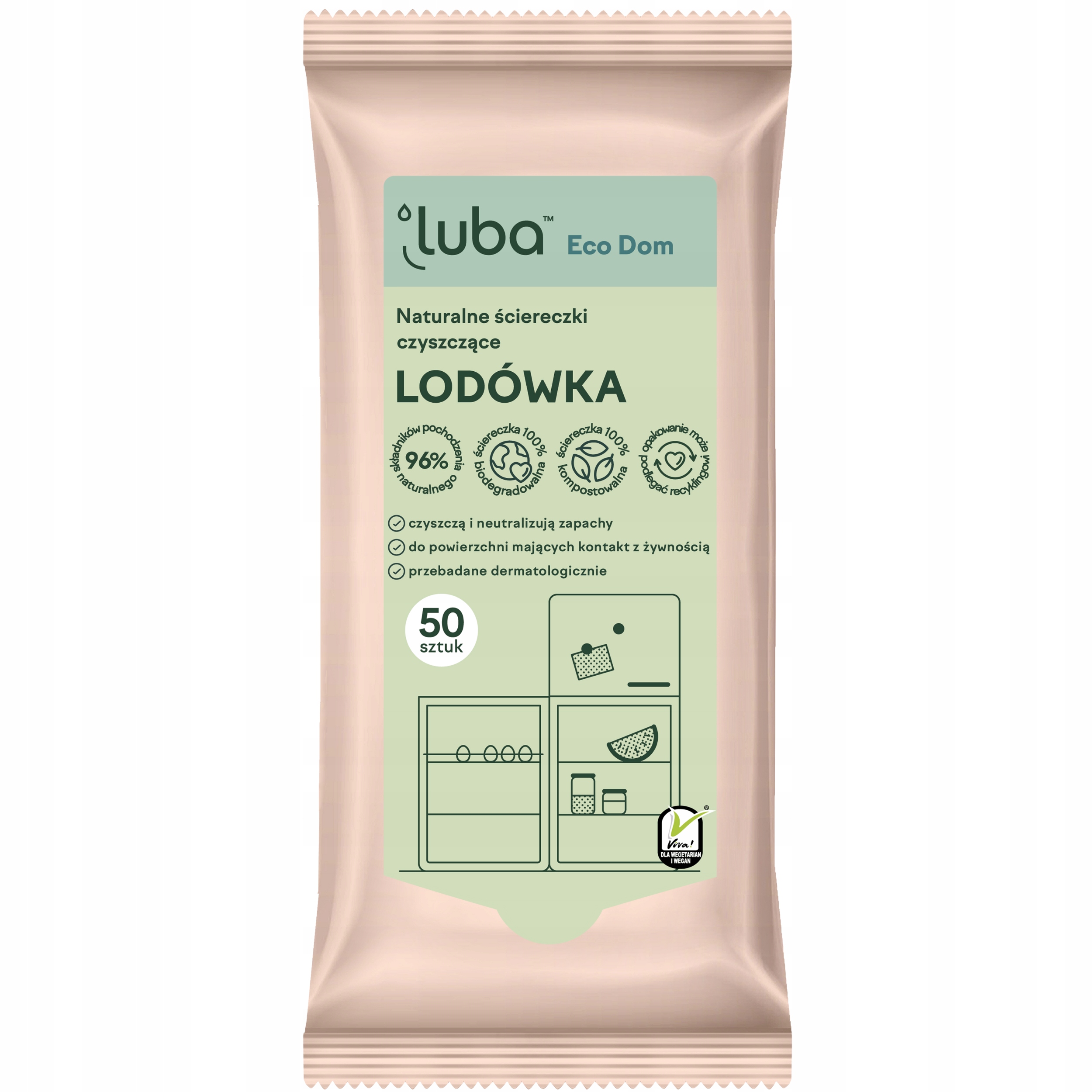 

Luba Ecodom naturalne chusteczki nawilżane Lodówka