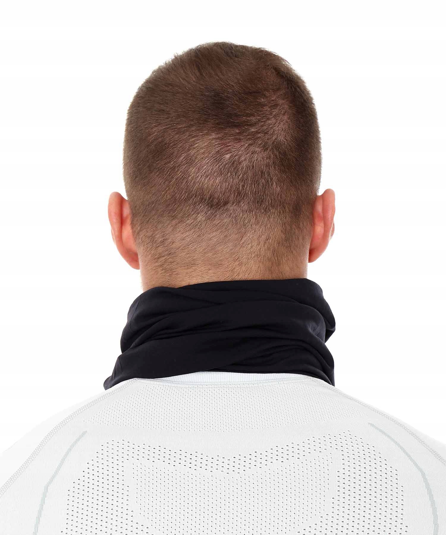 Komin termoaktywny Brubeck Athletic czarny rozmiar S/M Kolor czarny