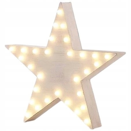 Vánoční Hvězdička 40 Led Velká, Ozdobná, K Zavěšení, Závěsná