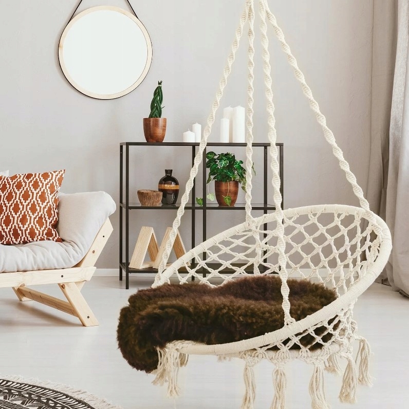 FOTEL WISZĄCY BOCIANIE GNIAZDO HUŚTAWKA OGRODOWA Kod producenta VOG.514811