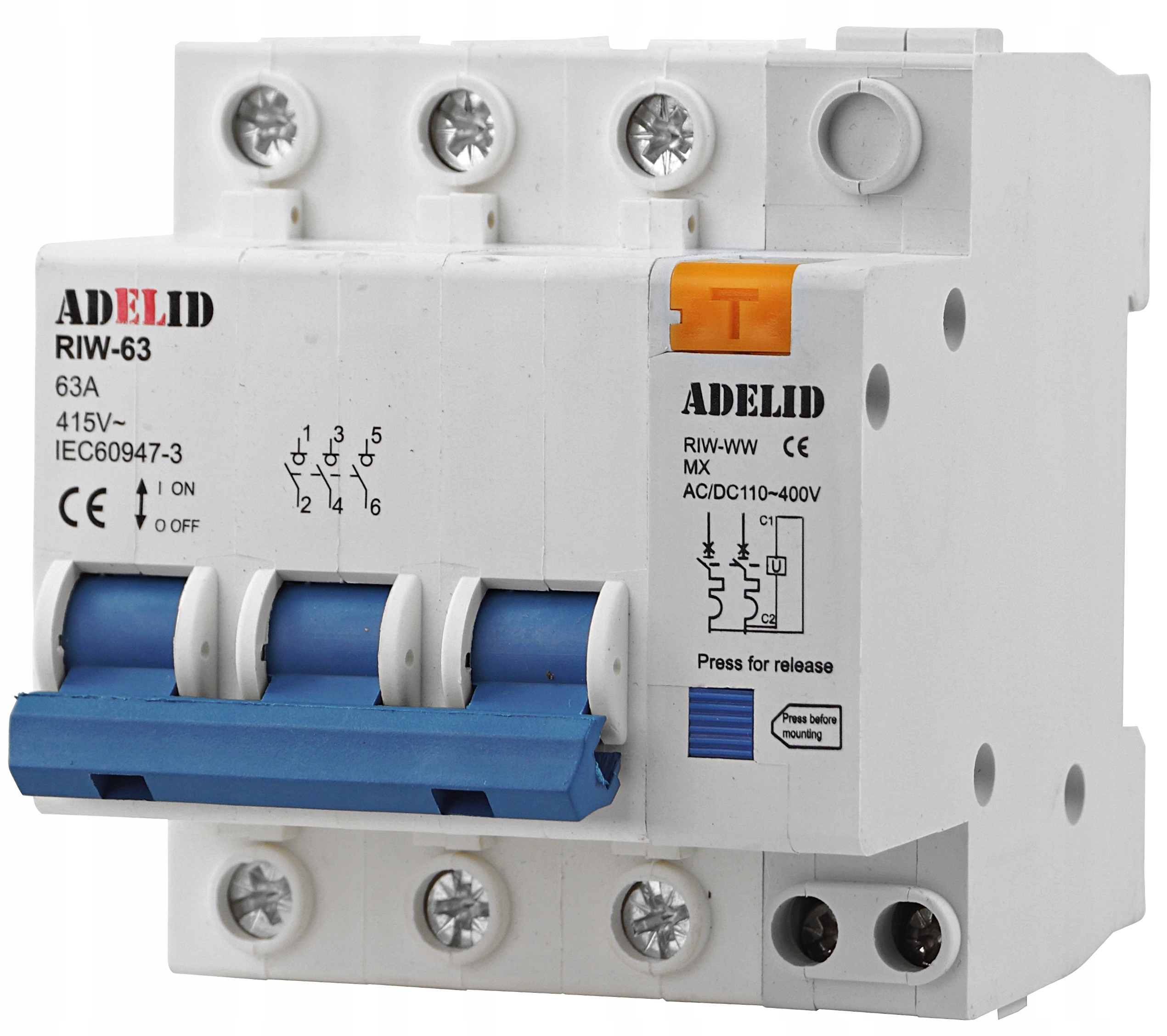 

Rozłącznik Izolacyjny Z Wyzwalaczem 63A 3P