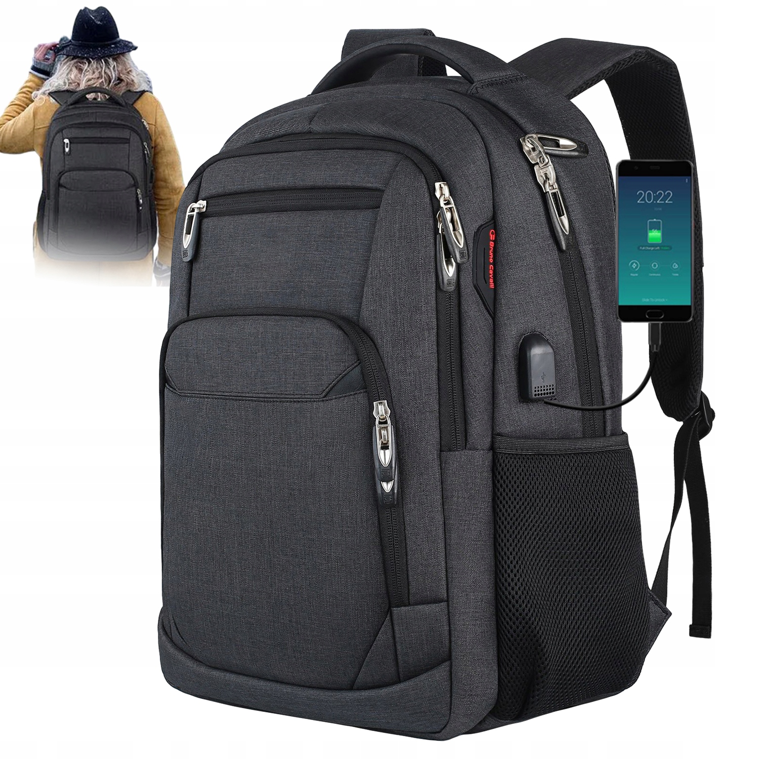 Plecak Szkolny Młodzieżowy Miejski Sportowy Torba Do Pracy Turytyczny