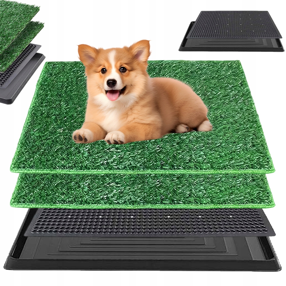 Levně Záchod Pro Psy Psí Toaleta Wc Přenosná Speciální Podložka Z Umělé Trávy