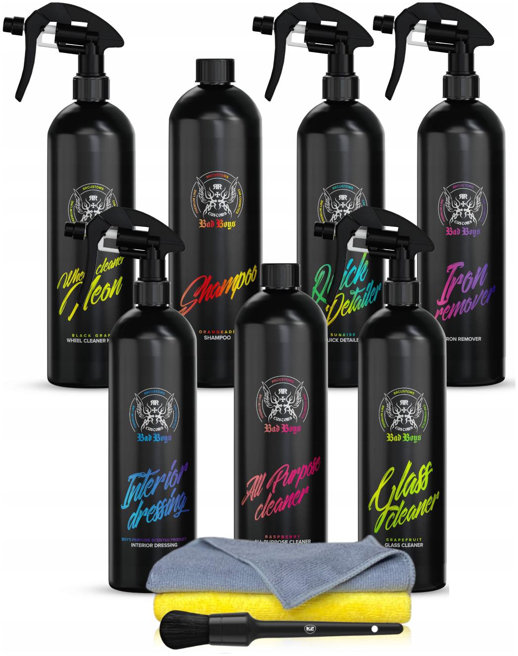 RR Customs RRC Bad Boys Mega Zestaw Kosmetyków Do Auta Detailing Prezent