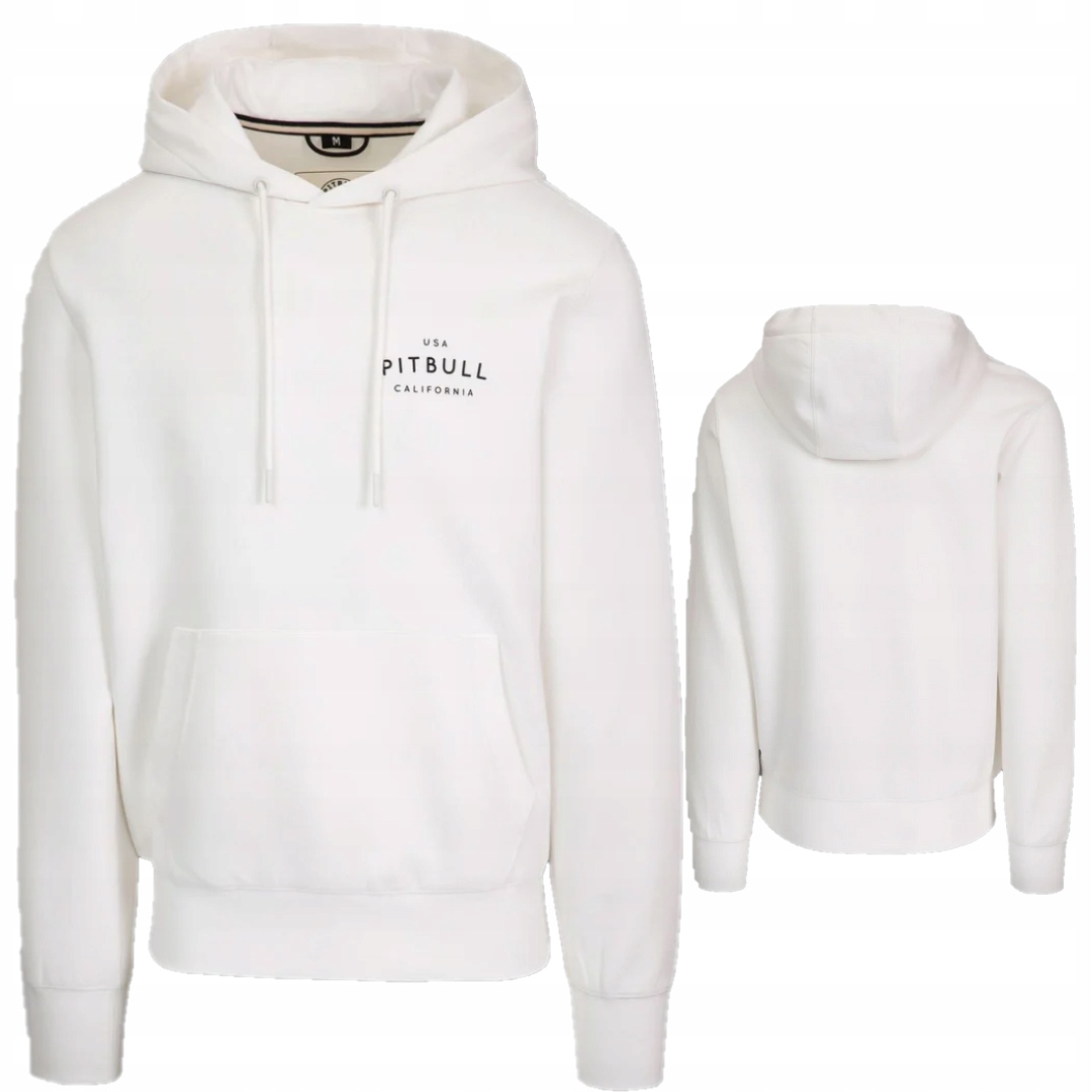 Pitbull West Coast Pánská Mikina S Kapucí Sampson Bílá Off White XL