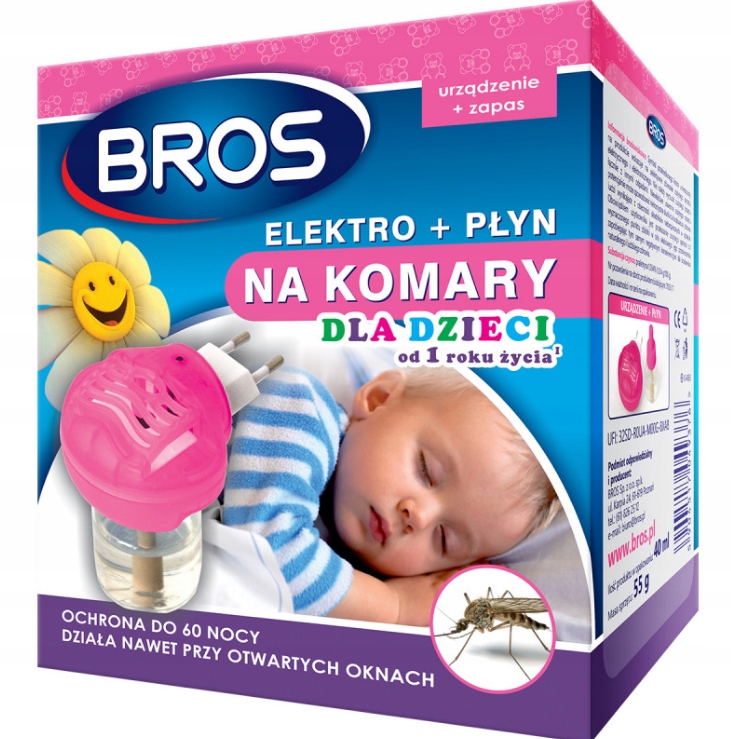 

Elektro Fumigator Płyn Bros Dla Dzieci Na Komary