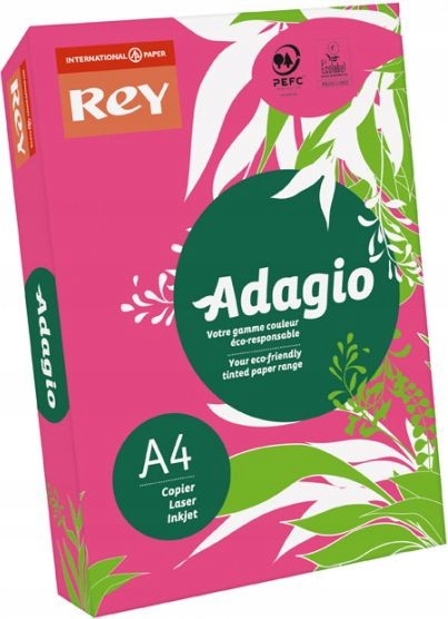 

Papier Ksero Kolor A4/120 Rey Adagio Fuksja 250szt