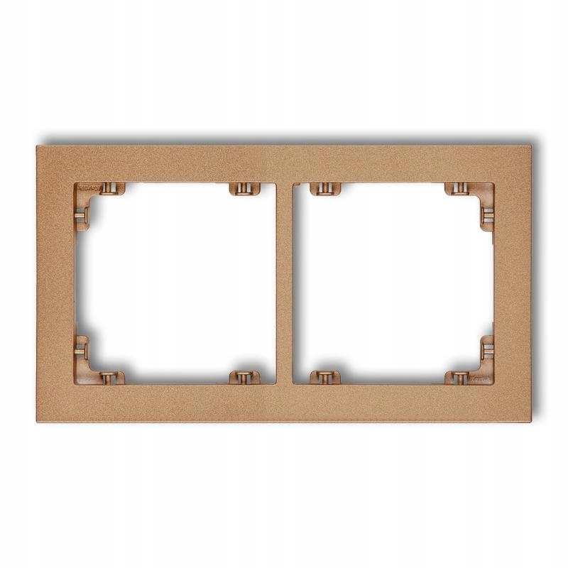 

Karlik Deco złoty ramka 2-krotna 8DR-2