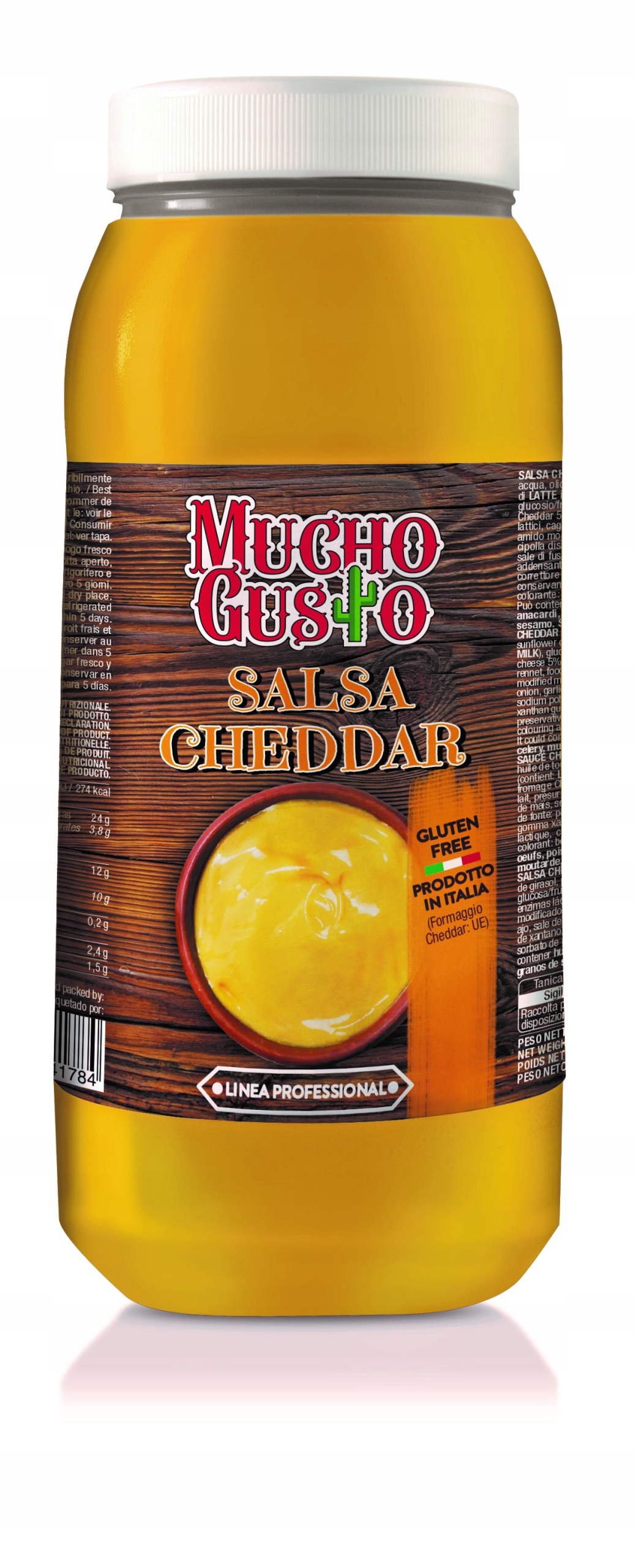 Sos serowy Cheddar dip do nachos burgerów frytek zapiekanek gastro 2,3 kg