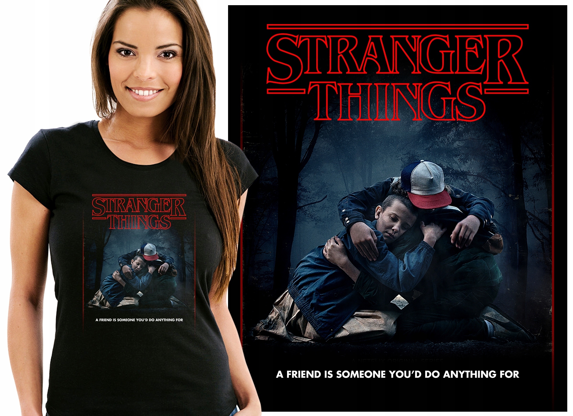 

Stranger Things Hawkins Eleven Koszulka Damska XL