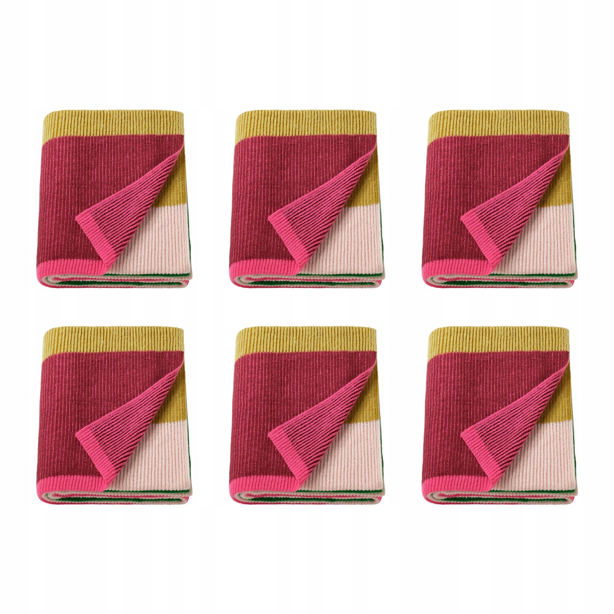 6 ks Vícebarevný pléd 130 x 170 cm, měkký a dekorativní