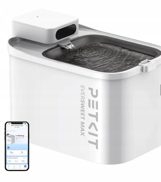 Levně Fontána Pro Kočky psa – Automatické krmítko s filtrem, Usb Silent pumpa