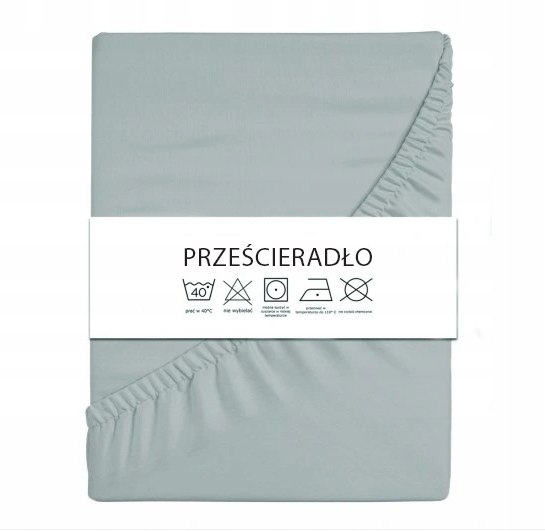 PRZEŚCIERADŁO Z GUMKĄ 180X200CM +25CM SATYNA BAWEŁNIANA RÓŻNE KOLORY