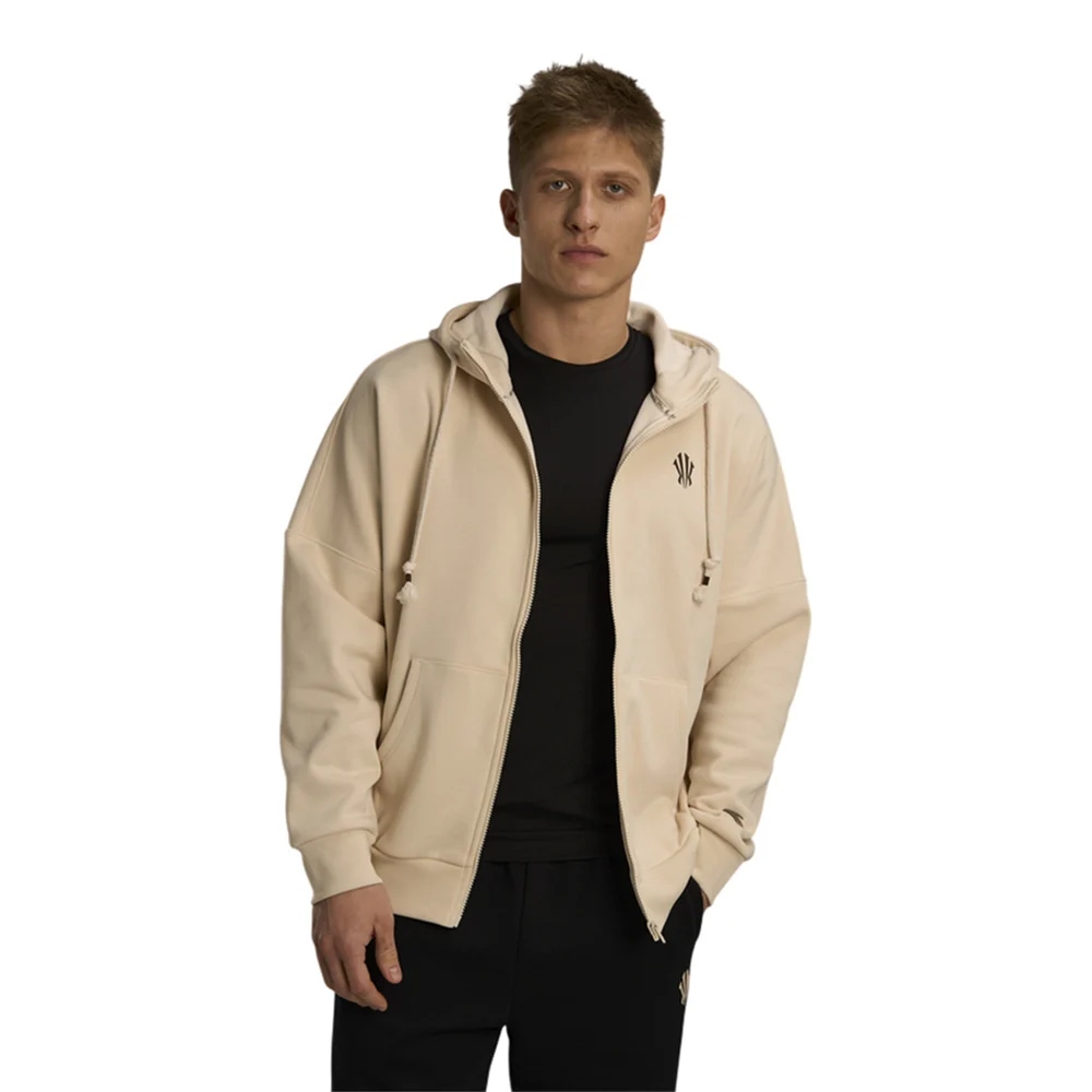 Pánská mikina Anta Kai Knit Track Top Béžová 872541708N-2 XL