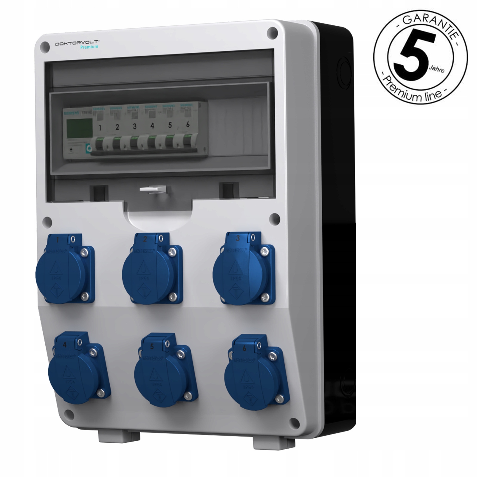 Stavebný rozvádzač s meračom Siemens 6x230V, elektrický rozvádzač