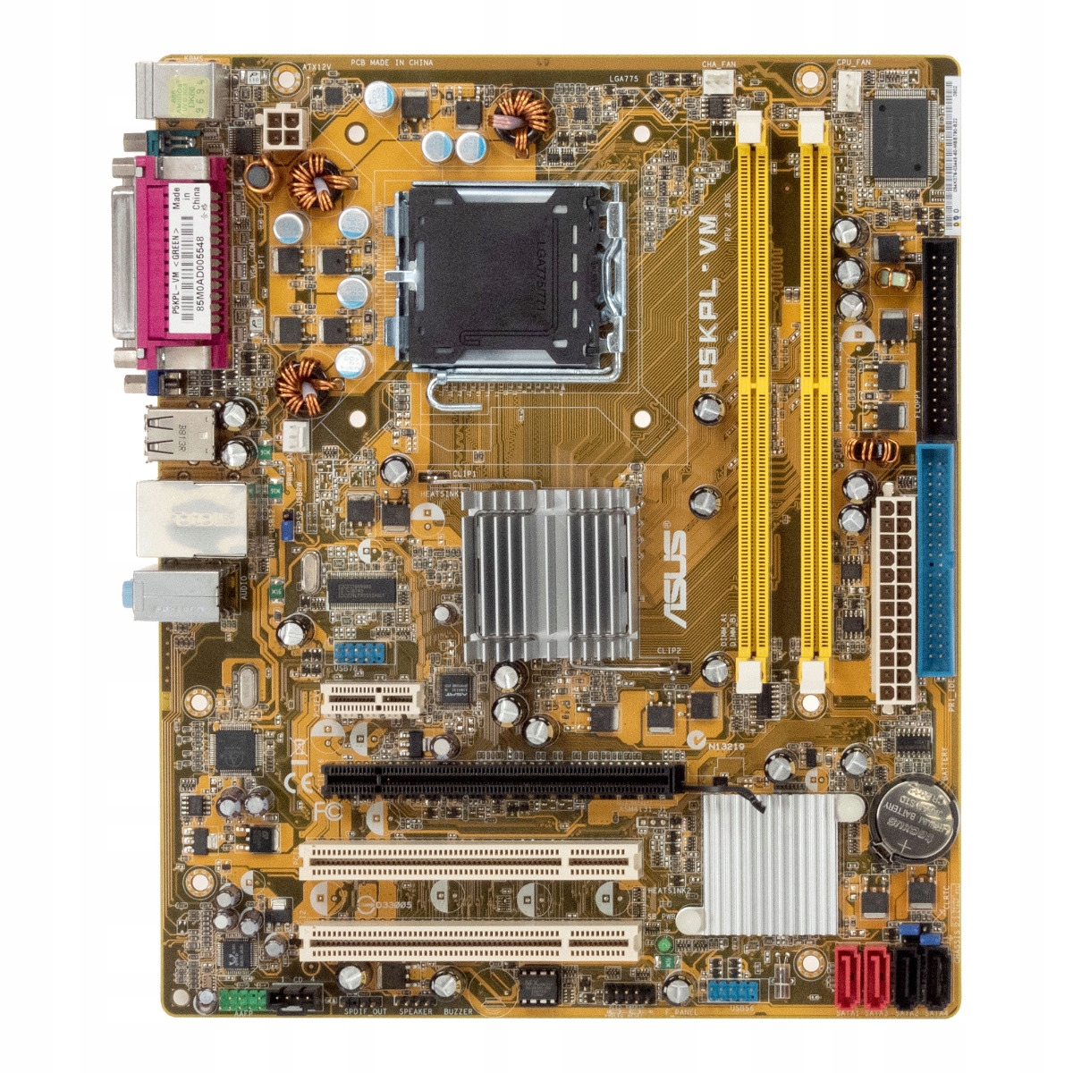 Asus P5KPL-VM Socket LGA775 DDR2 PCIe Pci Ide Fdd mATX