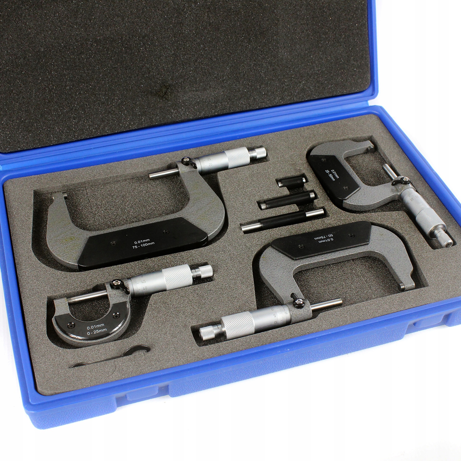 Мікрометр зовнішній мікрометр набір 4шт 0-100