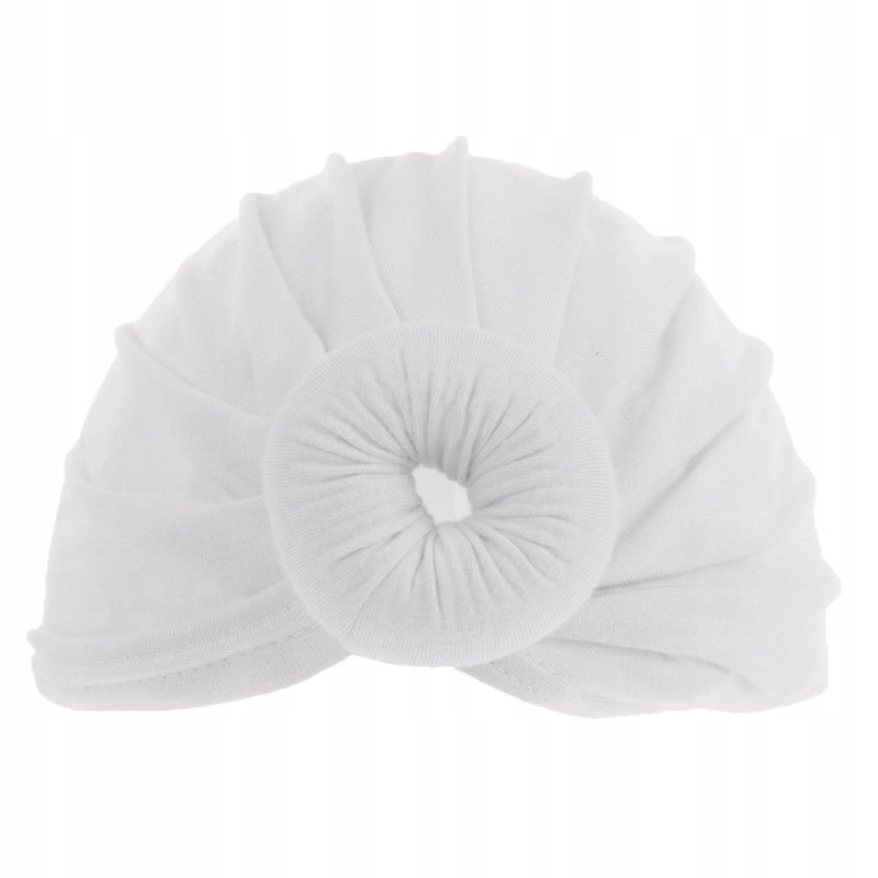 

Czapeczka Niemowlęca 3D Pączek-Donut Biała 0-6M