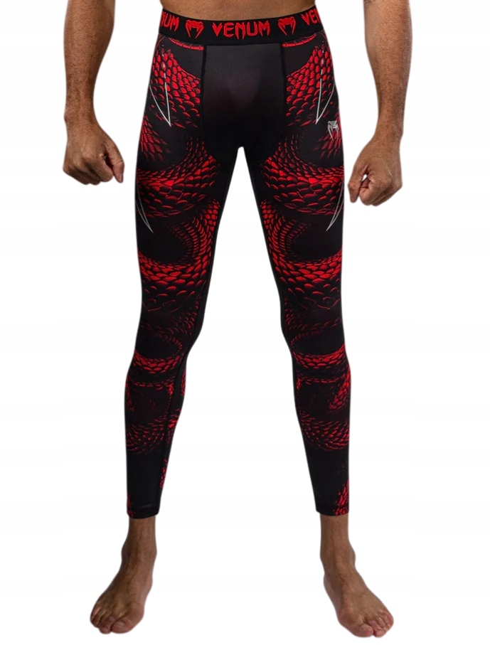 Venum Legginsy Spats Matupa Black/Red/Silver M