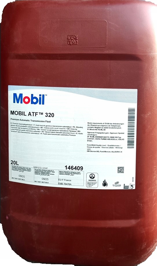 Olej przekładniowy Mobil ATF 220 20 l