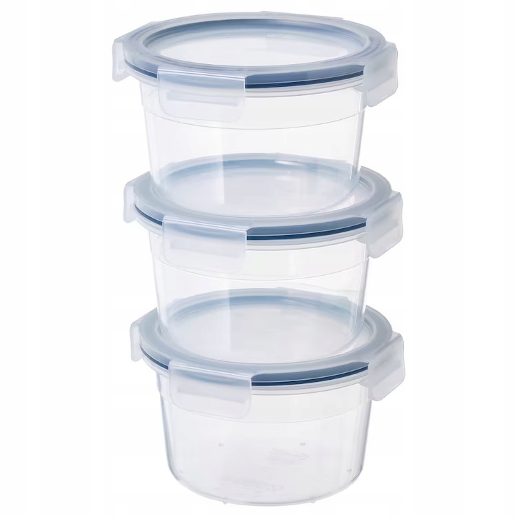 

Ikea 365+ Pojemnik Na Żywność Okrągły 3 szt. 750ml