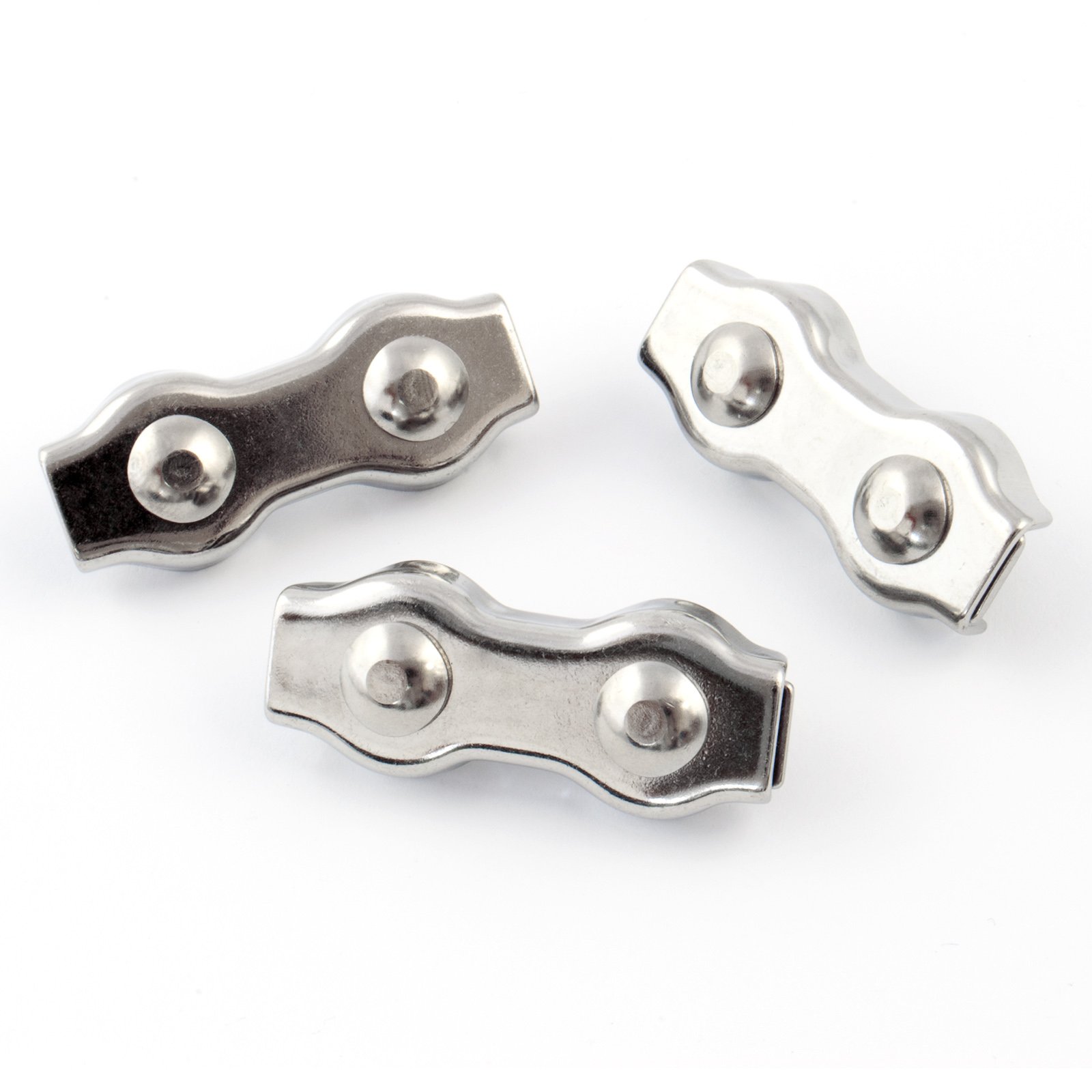 Sedlová svorka dvojitá Nerezová Inox kyselinovzdorná 6 mm 25 ks